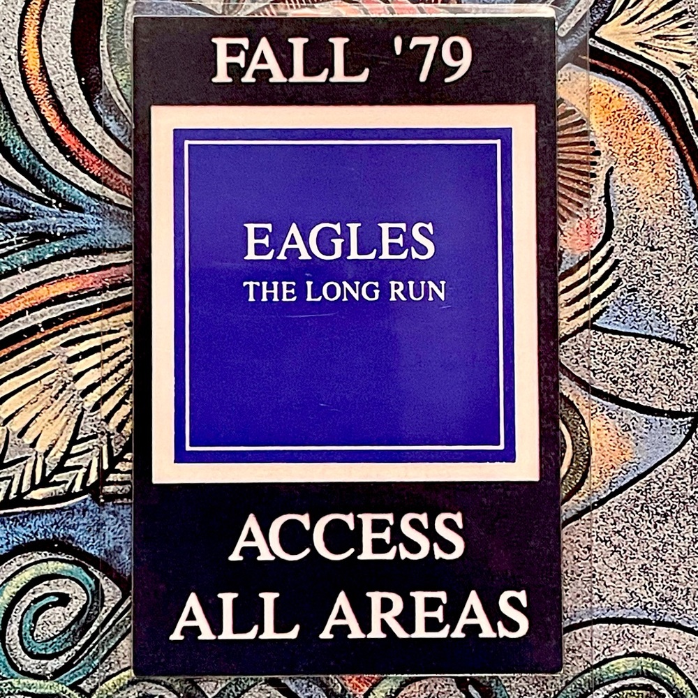 RARE, LAMINATED - EAGLES “The Long Run” FALL ‘79